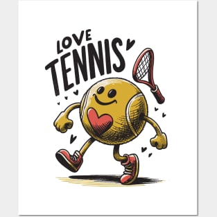 Love Tennis Posters and Art